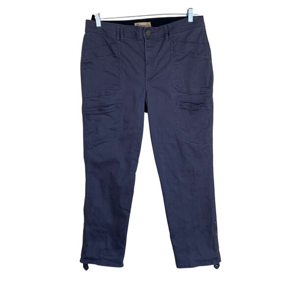 Democracy Sz 16 Ab Solution Cargo Pants Utility Trousers Roll Cuff Grey/Blue - Picture 1 of 16